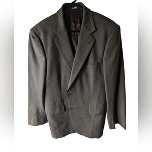 Brooks Brothers 346 Men's Grey Patterned Stretch Blazer 42R